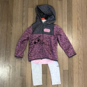 Star Wars 3 piece Sweater set size 6 little girls